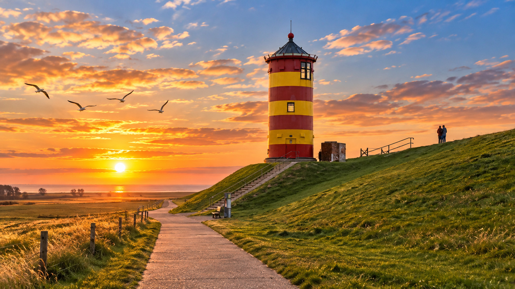 Der Pilsumer Leuchtturm – Ottos berühmter Leuchtturm in Ostfriesland